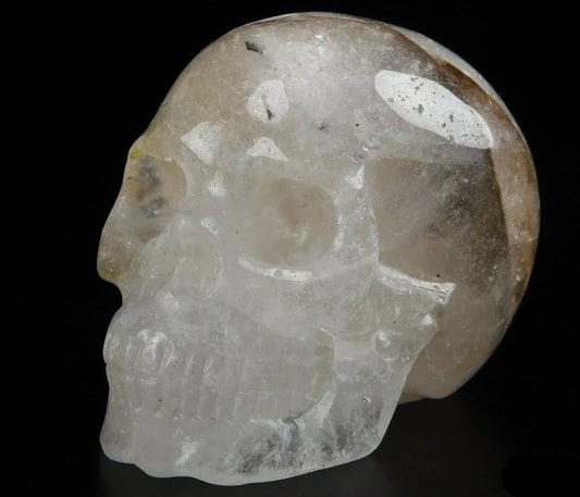 Bergkristal Schedel, 464 gram