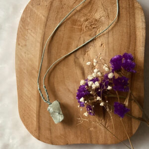 Ketting Macrame Fluoriet